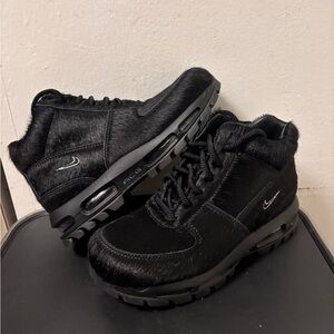 Nike Air Max Goadome Black Pony Hair SIZE 6.5 IO4635-001 ACG All Conditions Gear
